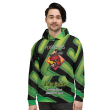 Load image into Gallery viewer, PexPeppers Jalapickle Full Print Hoodie