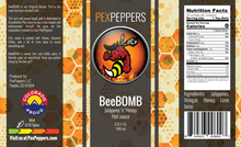 Load image into Gallery viewer, BeeBOMB Jalapeno Hot Sauce