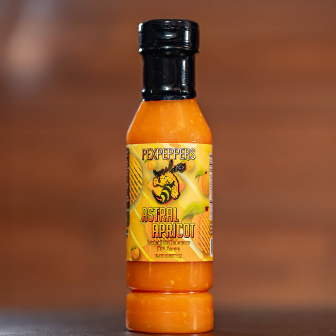 Astral Apricot Habanero and Apricot Hot Sauce (12 Oz Bottle)