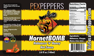 HornetBOMB Habanero Hot Sauce