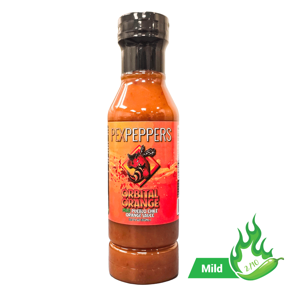 Orbital Orange Mild Pueblo Chile Sauce – PexPeppers Hot Sauce