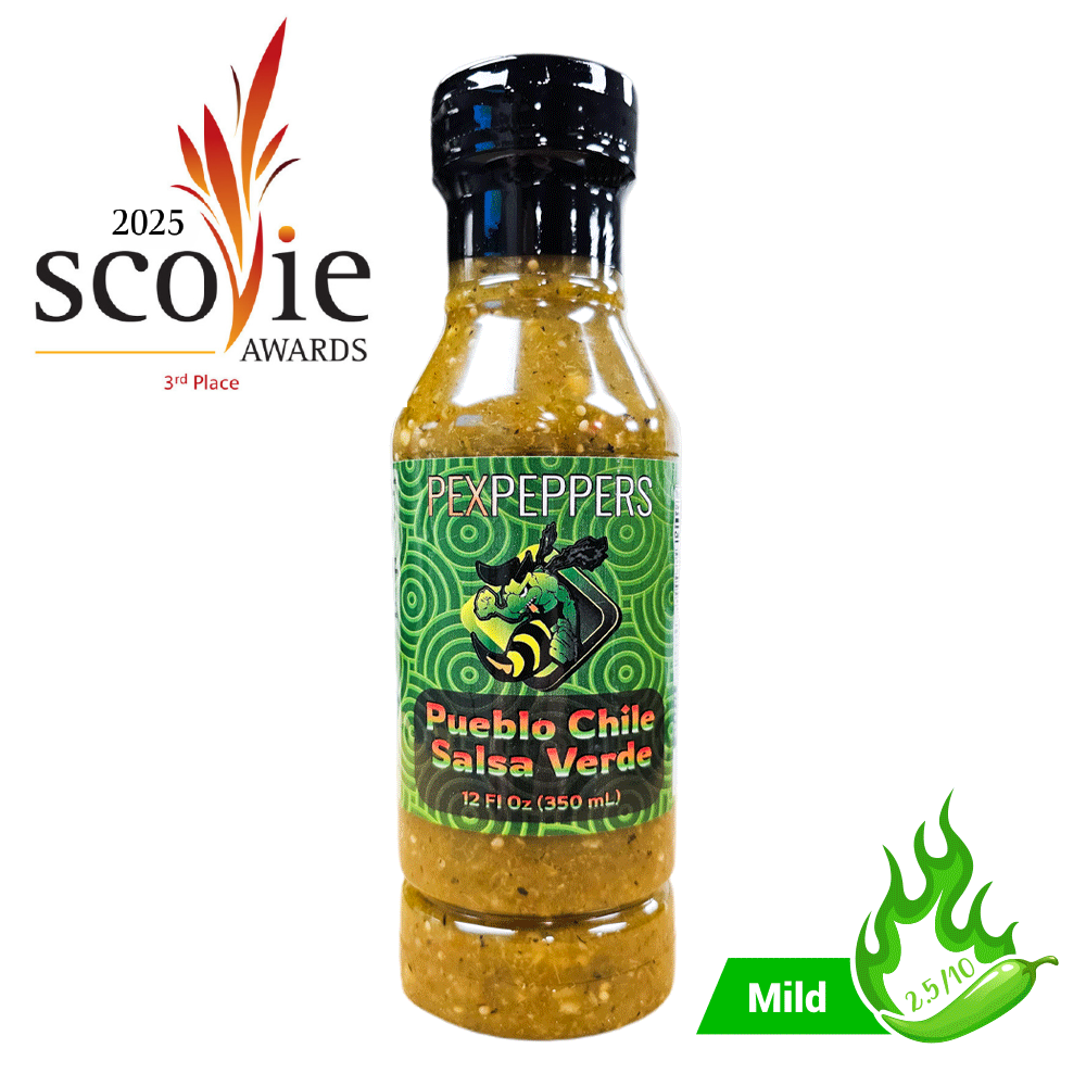 PexPeppers Pueblo Chile Salsa Verde – PexPeppers Hot Sauce
