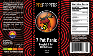 7 Pot Panic Hot Sauce